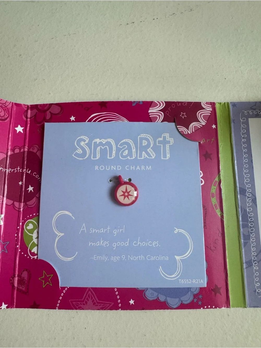 American Girl Bright Pink Proud and Smart Charm Pack Duo